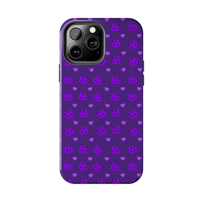 Cute Bunny Purple Phone Case (iPhone)