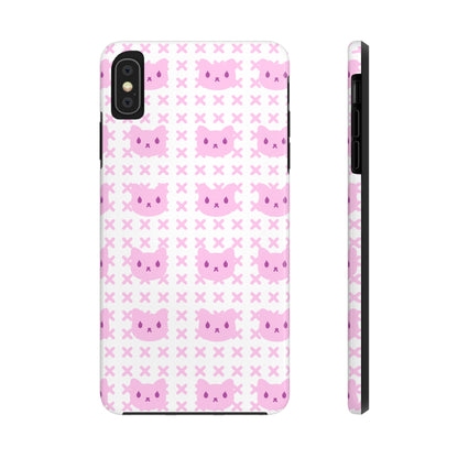 Pink X Cat Phone Case (iPhone)