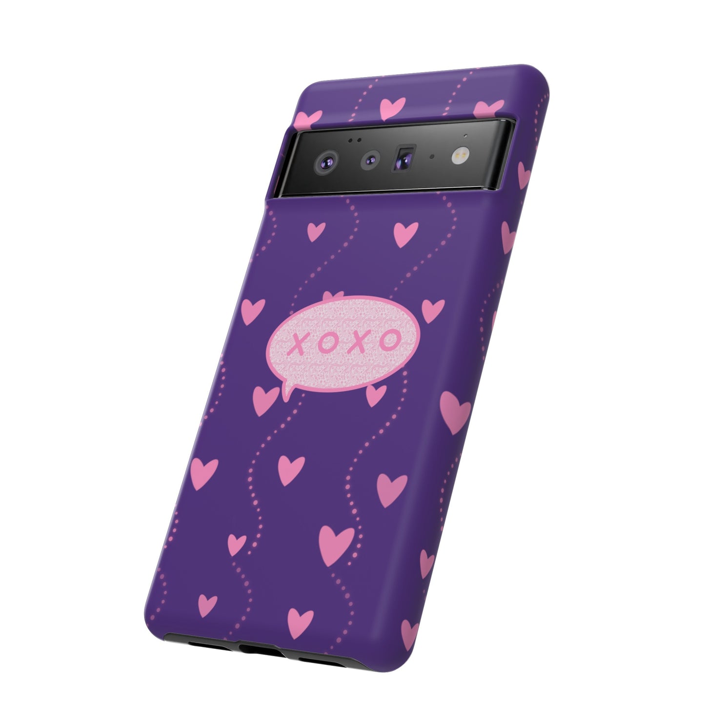 XOXO Pink Heart Phone Case (Google and Samsung)