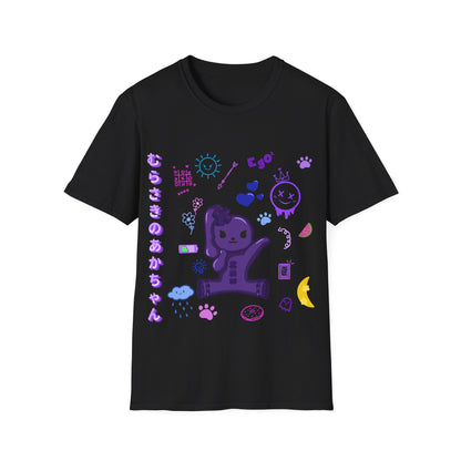 Harajuku Purple X Bunny T Shirt