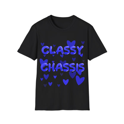 Classy Chassis Blue Hearts T Shirt