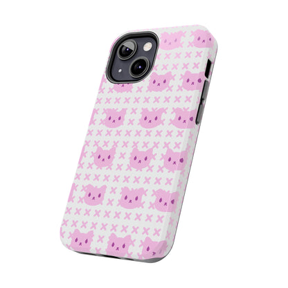 Pink X Cat Phone Case (iPhone)