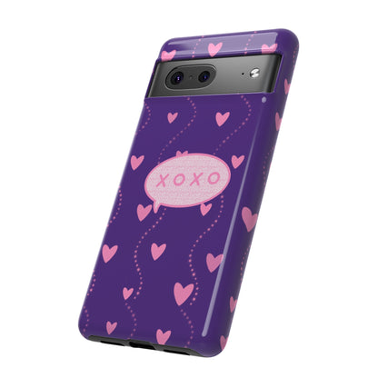 XOXO Pink Heart Phone Case (Google and Samsung)