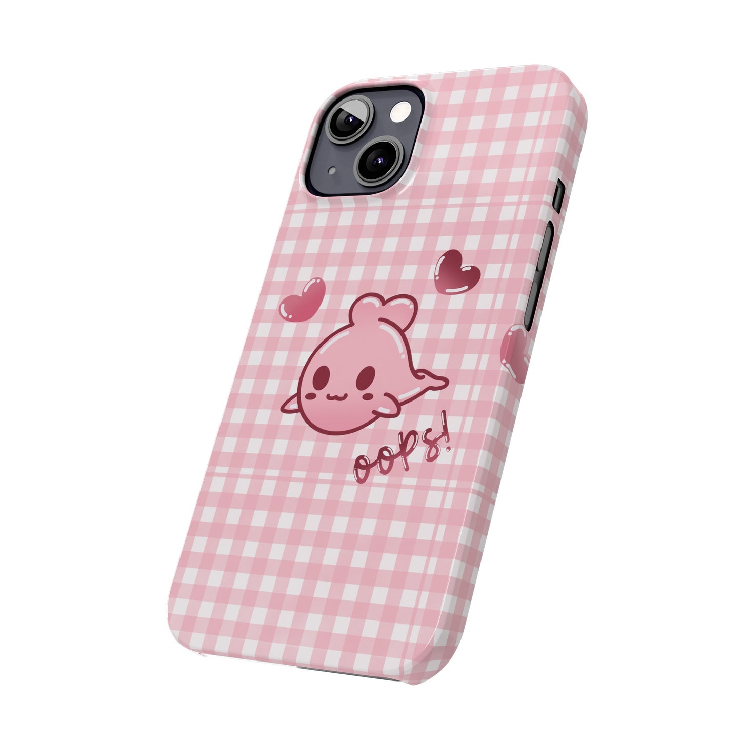 Oops Baby Heart-Head Seal Phone Case (iPhone)