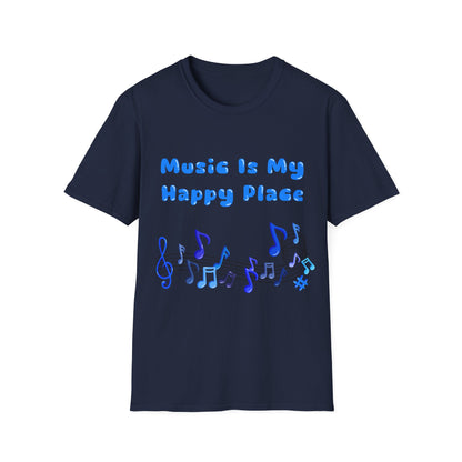 Music Is My Happy Place T Shirt