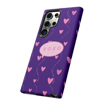 XOXO Pink Heart Phone Case (Google and Samsung)