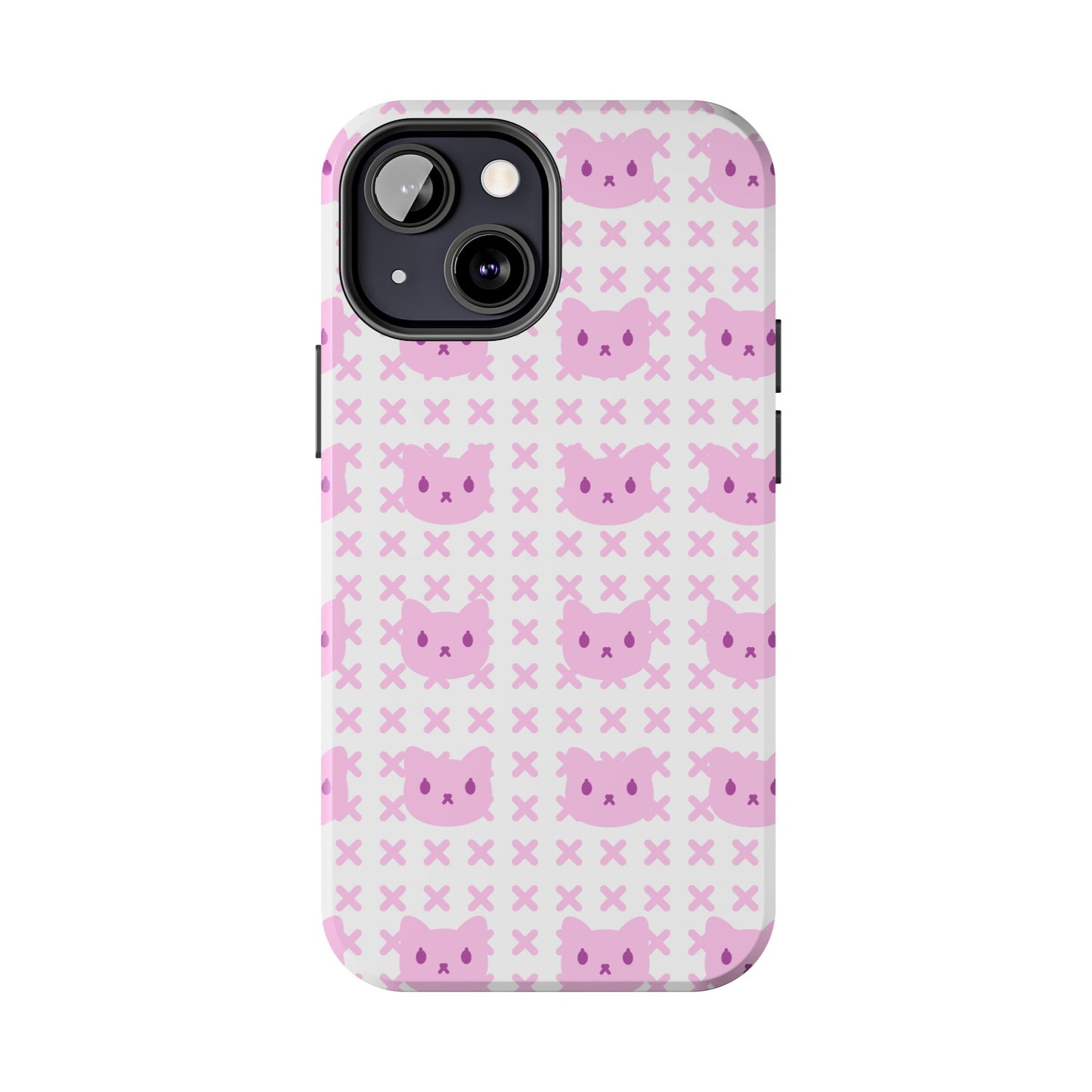 Pink X Cat Phone Case (iPhone)