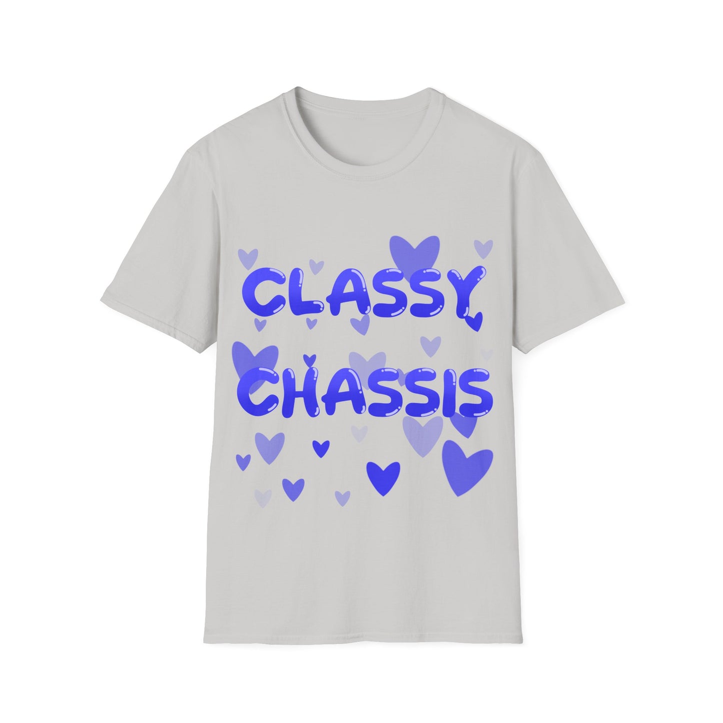 Classy Chassis Blue Hearts T Shirt