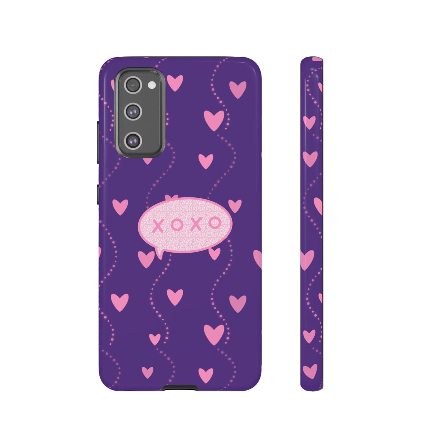 XOXO Pink Heart Phone Case (Google and Samsung)