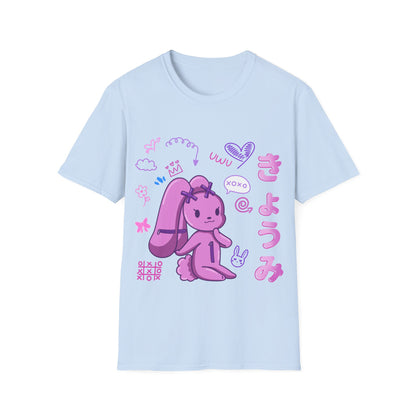 Harajuku Pink Graffiti X Bunny T Shirt