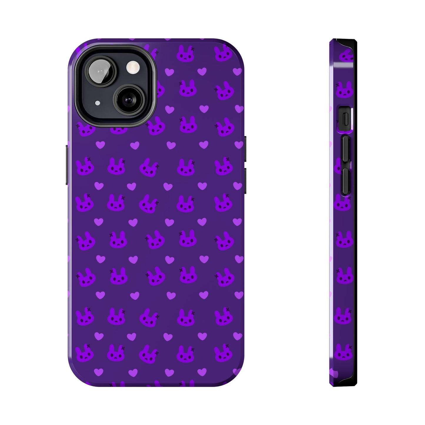 Cute Bunny Purple Phone Case (iPhone)