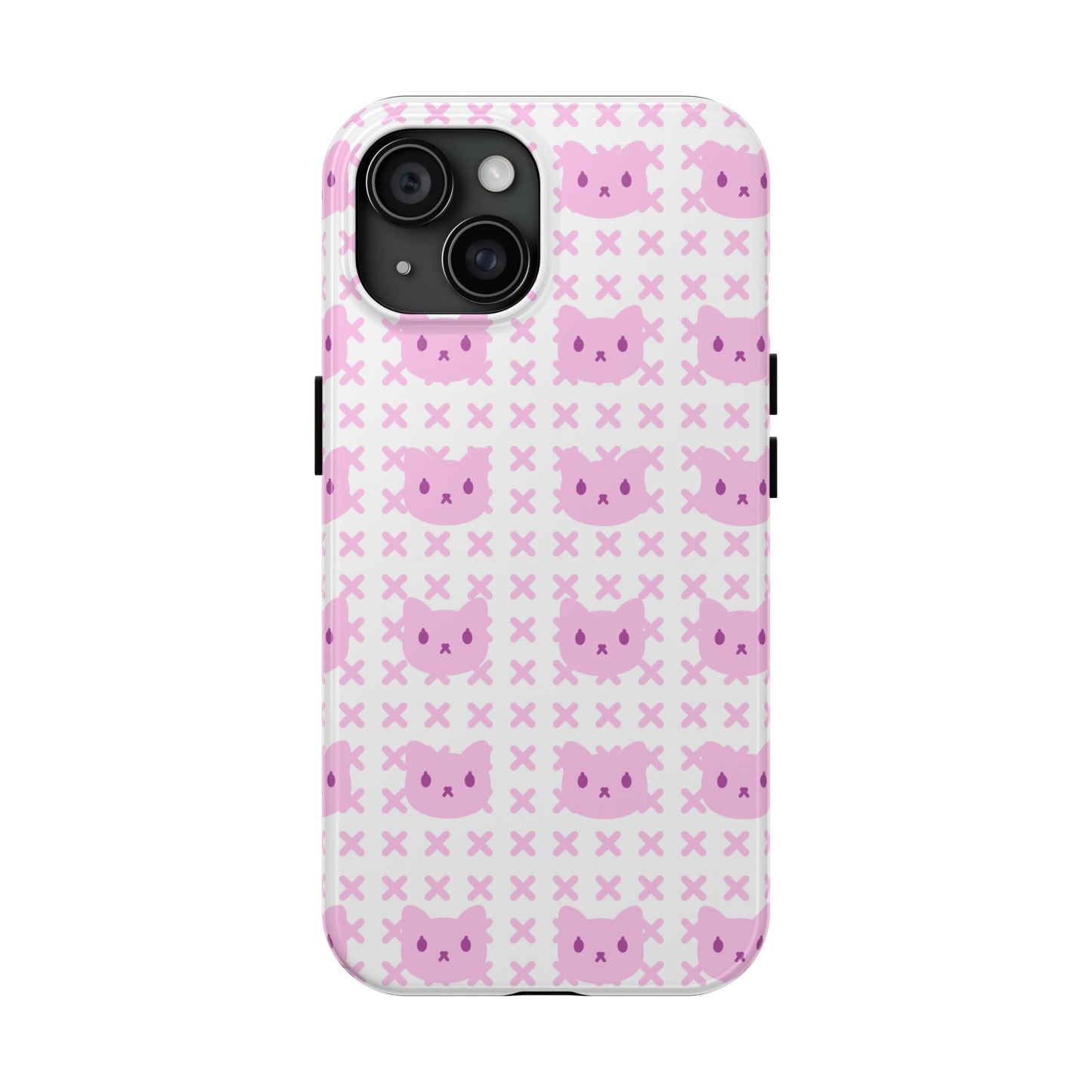 Pink X Cat Phone Case (iPhone)