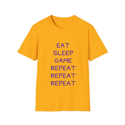 Eat Sleep Game Repeat T Shirt