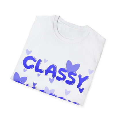 Classy Chassis Blue Hearts T Shirt