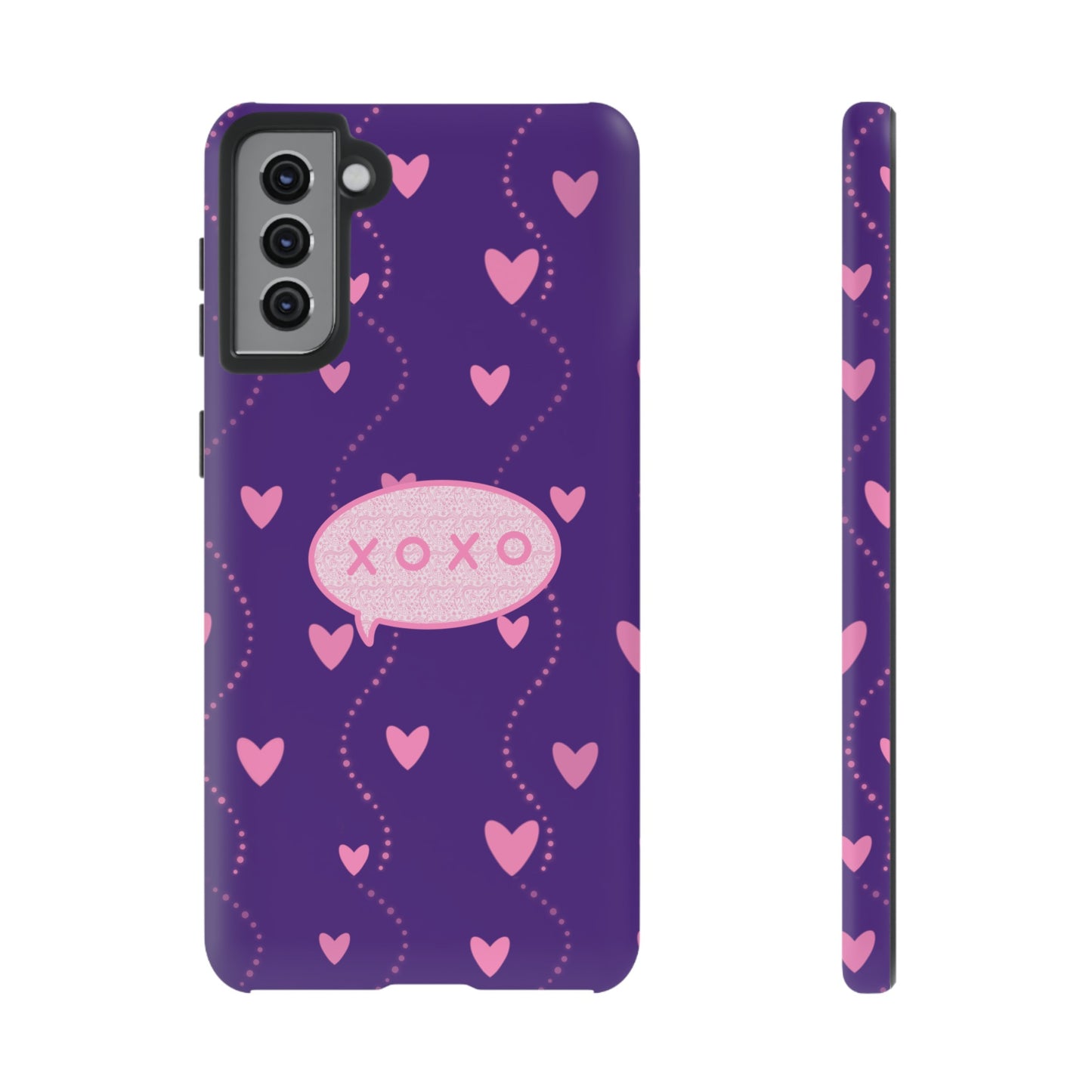 XOXO Pink Heart Phone Case (Google and Samsung)