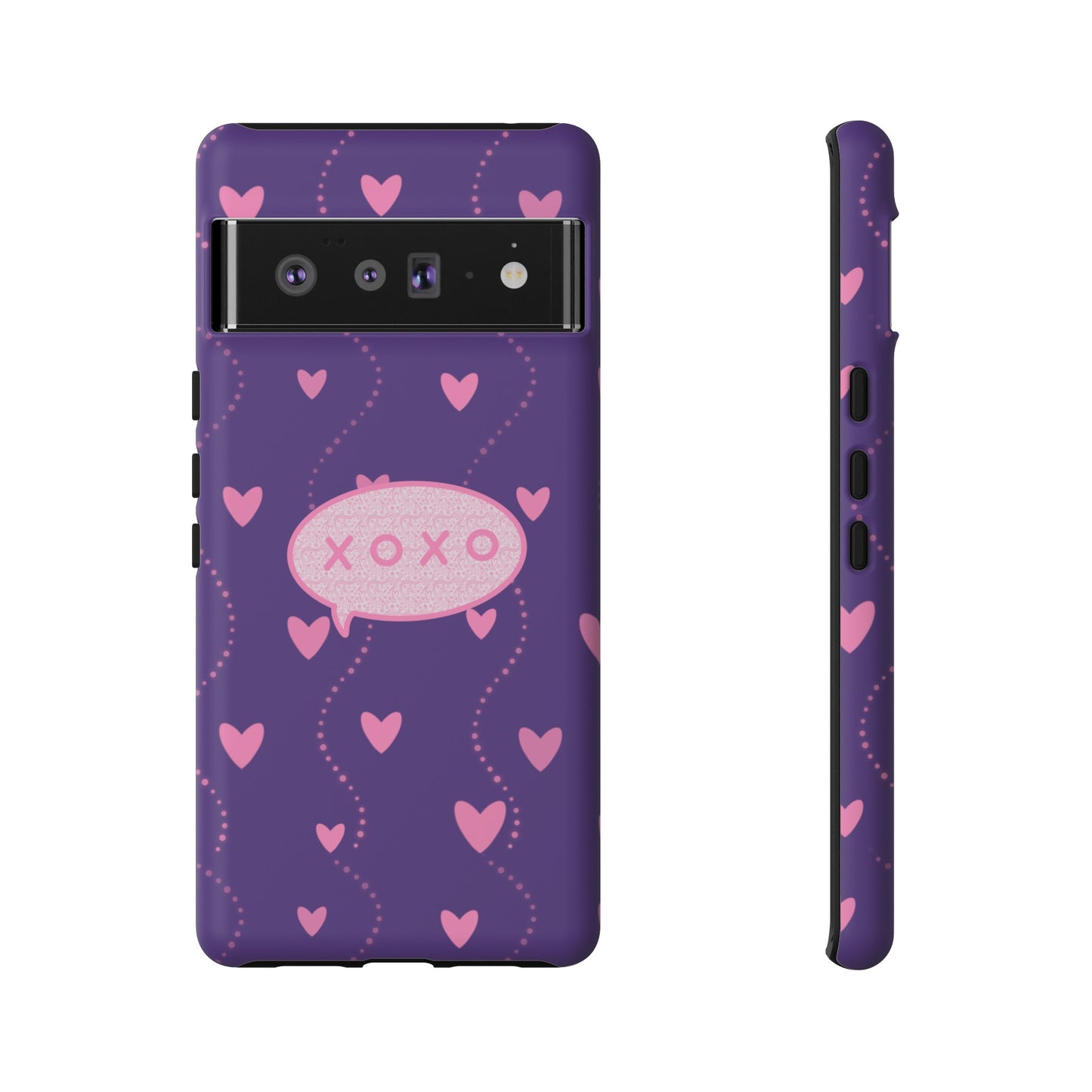 XOXO Pink Heart Phone Case (Google and Samsung)