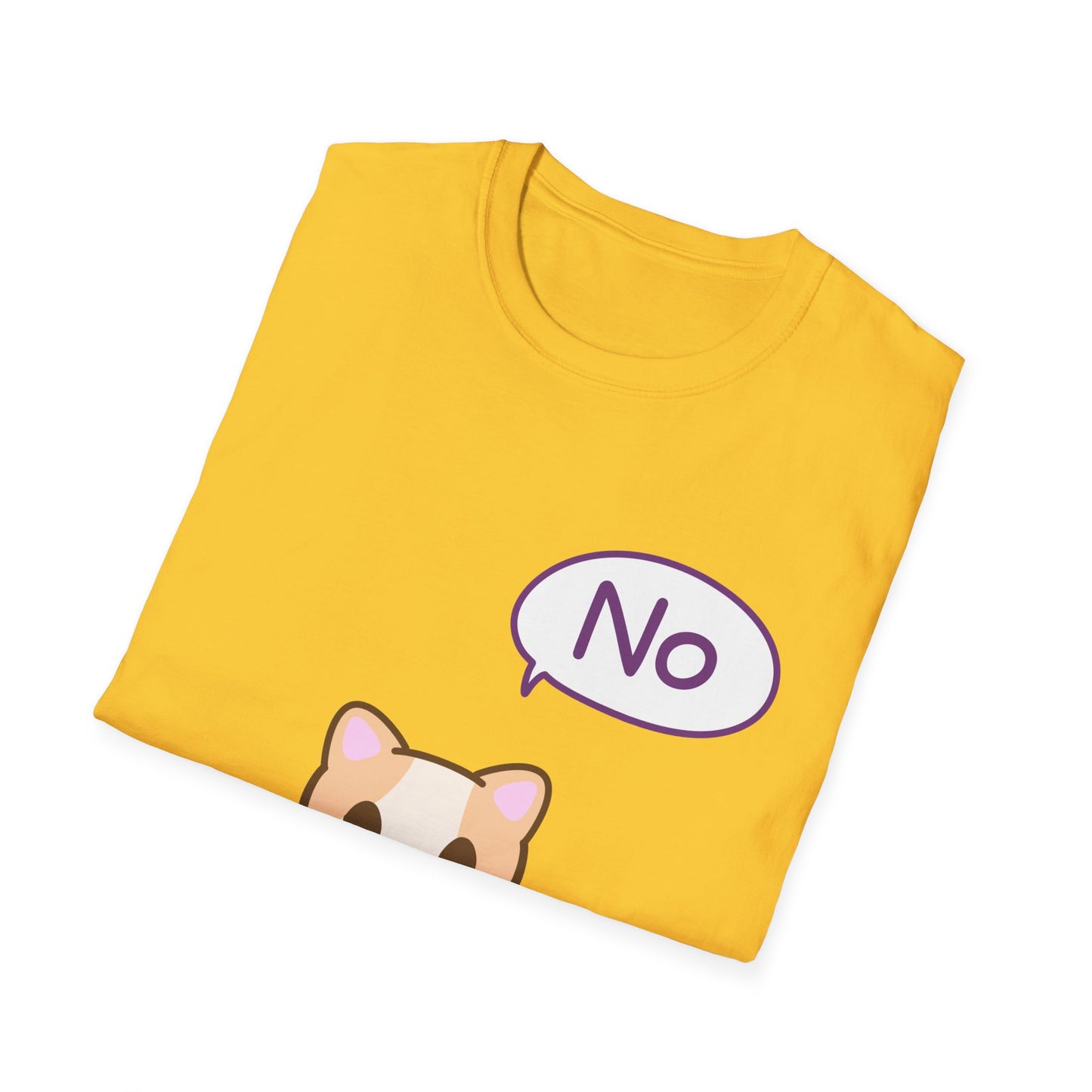 Silly Cat Saying No T Shirt