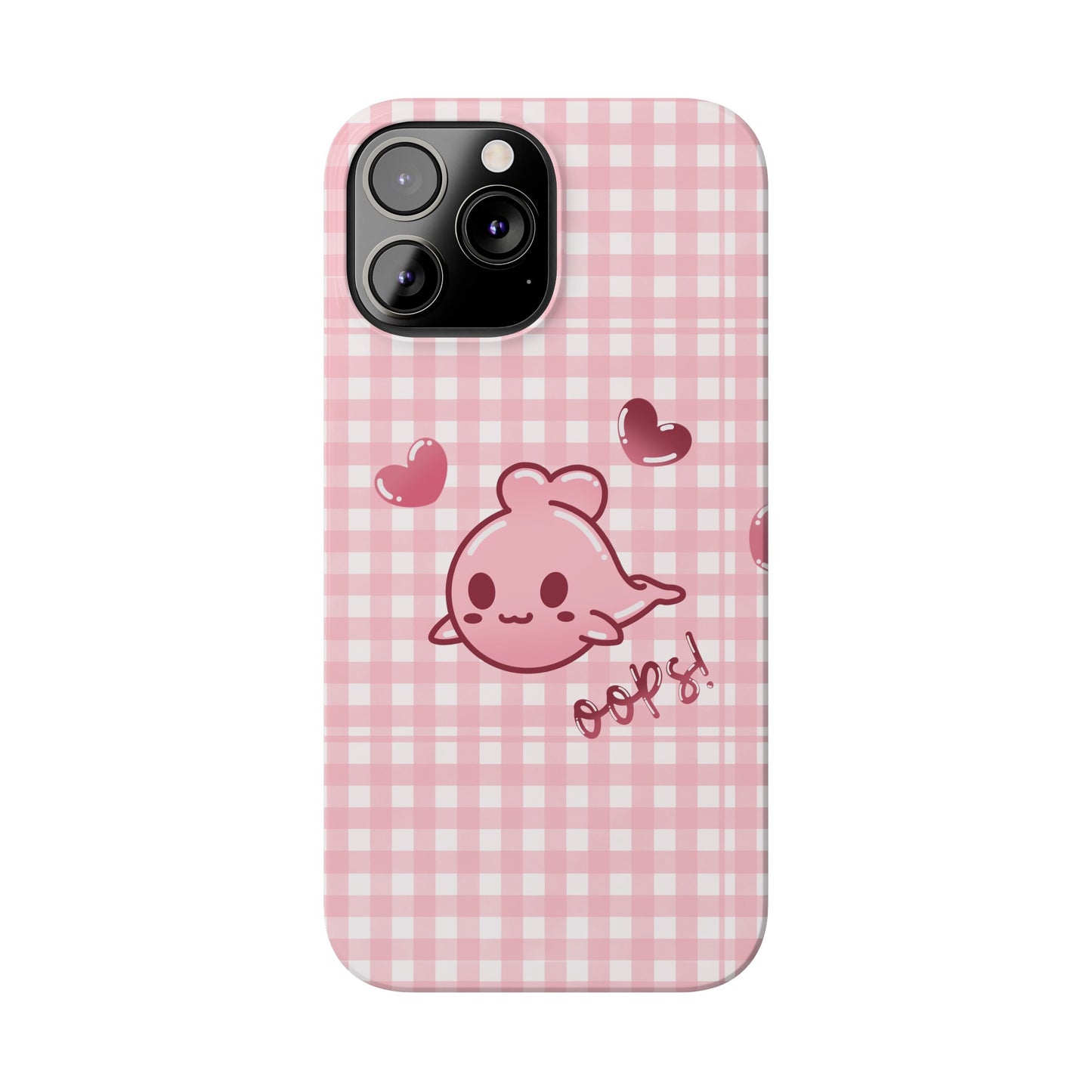 Oops Baby Heart-Head Seal Phone Case (iPhone)