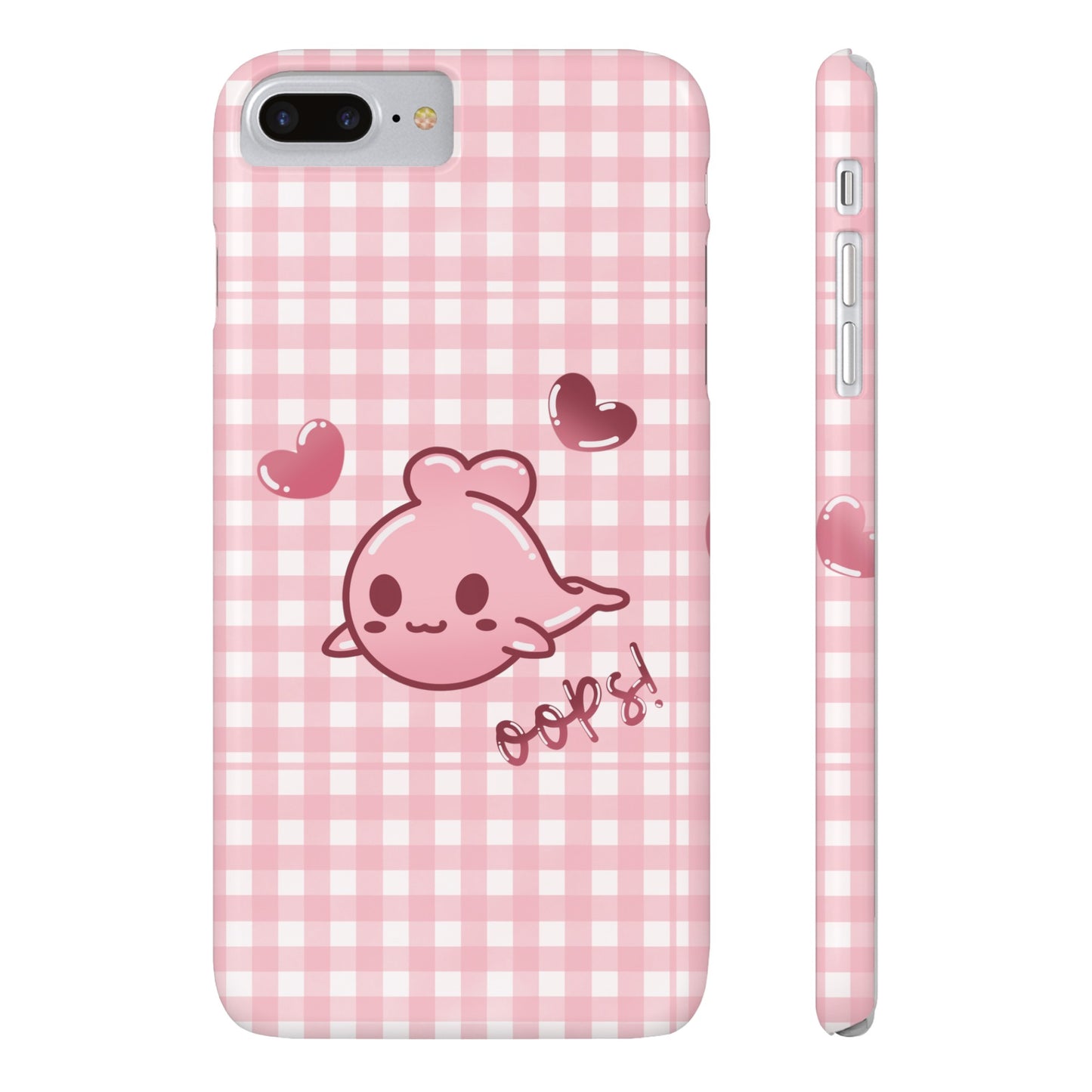 Oops Baby Heart-Head Seal Phone Case (iPhone)