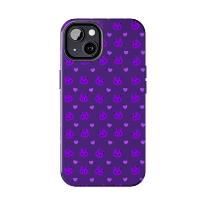 Cute Bunny Purple Phone Case (iPhone)