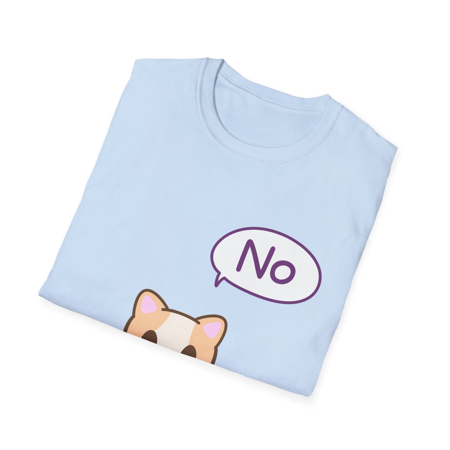 Silly Cat Saying No T Shirt