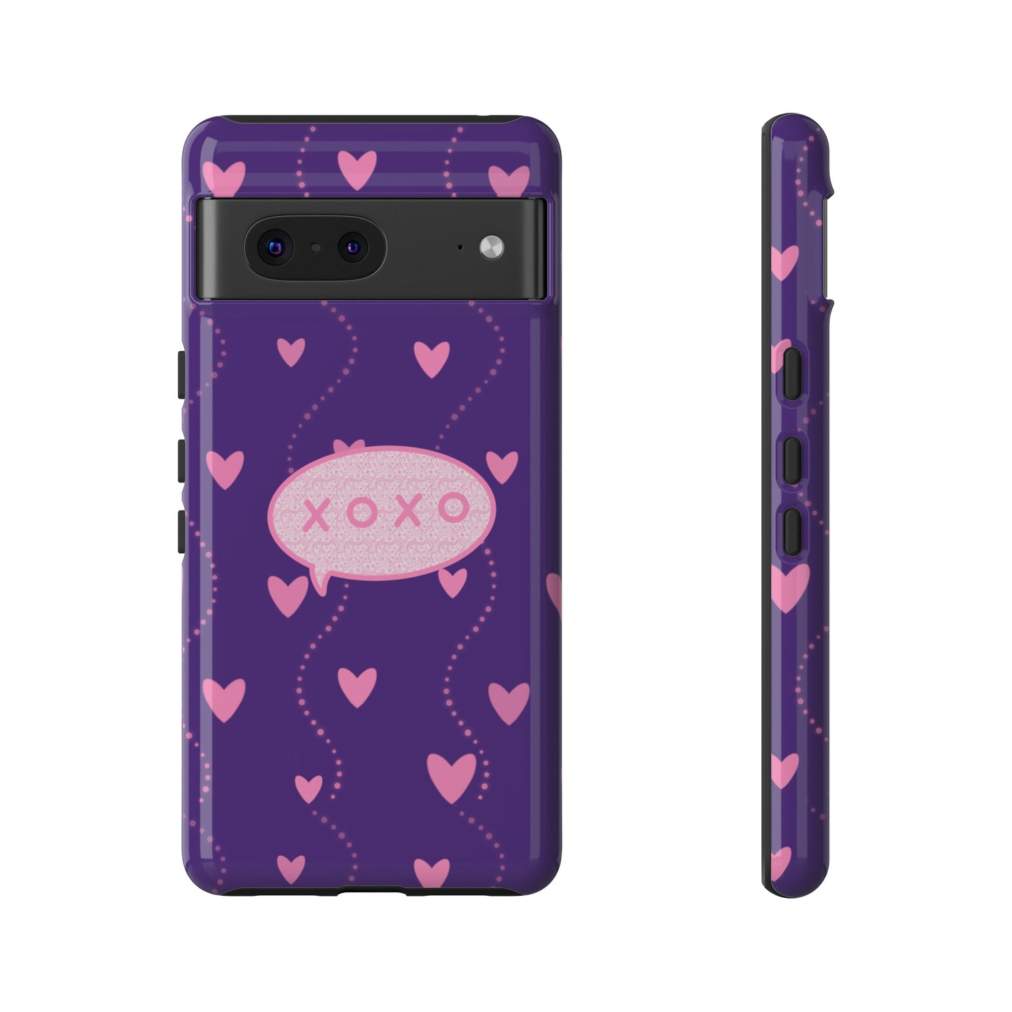 XOXO Pink Heart Phone Case (Google and Samsung)