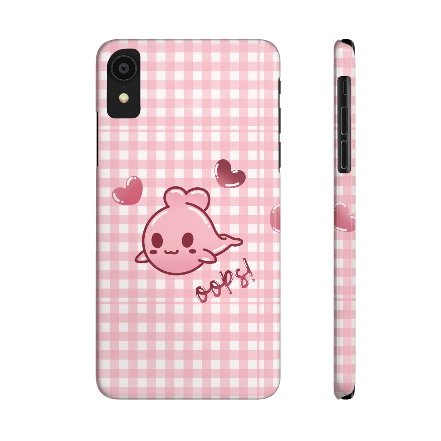 Oops Baby Heart-Head Seal Phone Case (iPhone)