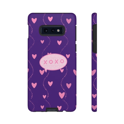 XOXO Pink Heart Phone Case (Google and Samsung)