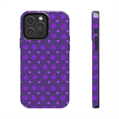 Cute Bunny Purple Phone Case (iPhone)