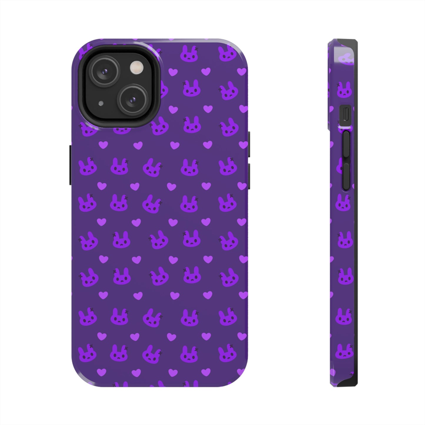 Cute Bunny Purple Phone Case (iPhone)