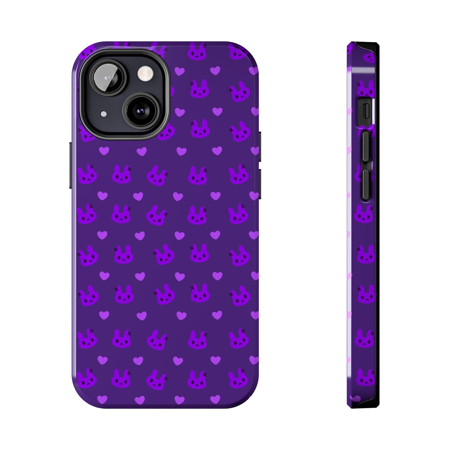 Cute Bunny Purple Phone Case (iPhone)