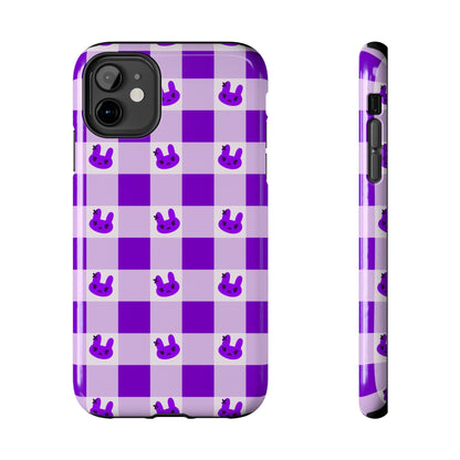 Purple X Bunny Phone Case (iPhone)