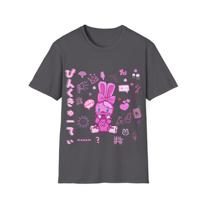 Pink Harajuku X Bunny T Shirt