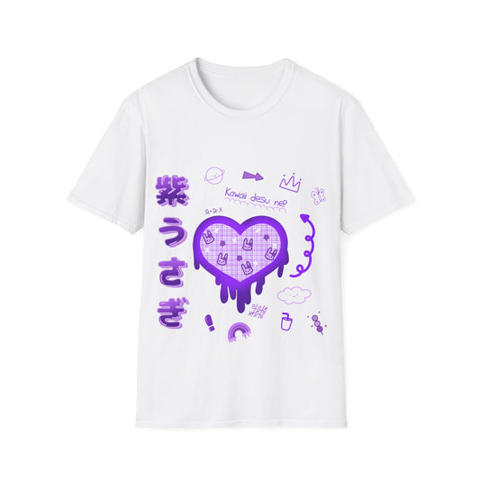 Kawaii Desu Ne Purple X Bunnies T Shirt